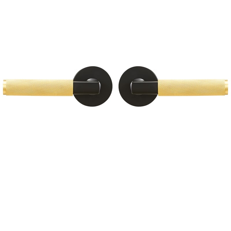 HICE Solid Brass Lever Door Handles & Lock Set 16 HICE Solid Brass Lever Door Handles & Lock Set