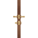 HICE Solid Brass Lever Door Handles & Lock Set