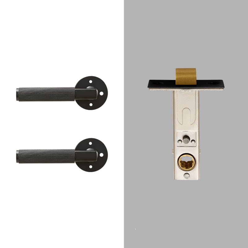 HICE Solid Brass Lever Door Handles & Lock Set 22 HICE Solid Brass Lever Door Handles & Lock Set