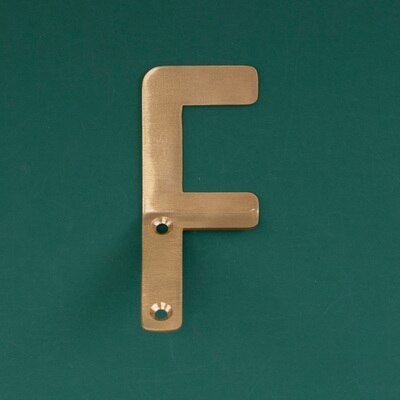 HIERO Solid Brass Letter Hooks