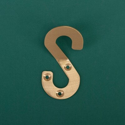HIERO Solid Brass Letter Hooks