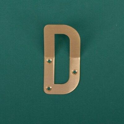 HIERO Solid Brass Letter Hooks
