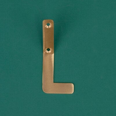 HIERO Solid Brass Letter Hooks