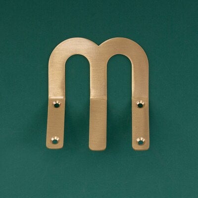 HIERO Solid Brass Letter Hooks