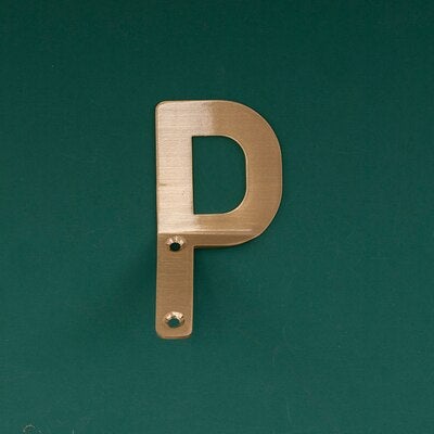 HIERO Solid Brass Letter Hooks