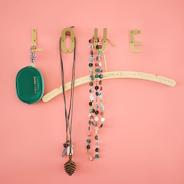 HIERO Solid Brass Letter Hooks