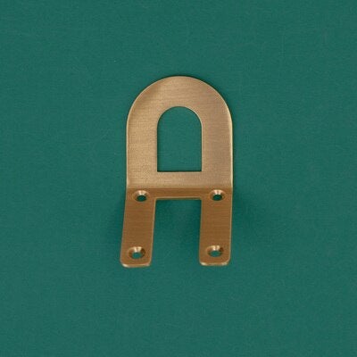 HIERO Solid Brass Letter Hooks