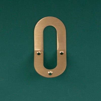 HIERO Solid Brass Letter Hooks