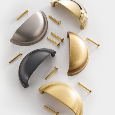 HIGHGATE Solid Brass Cup Pull Handles