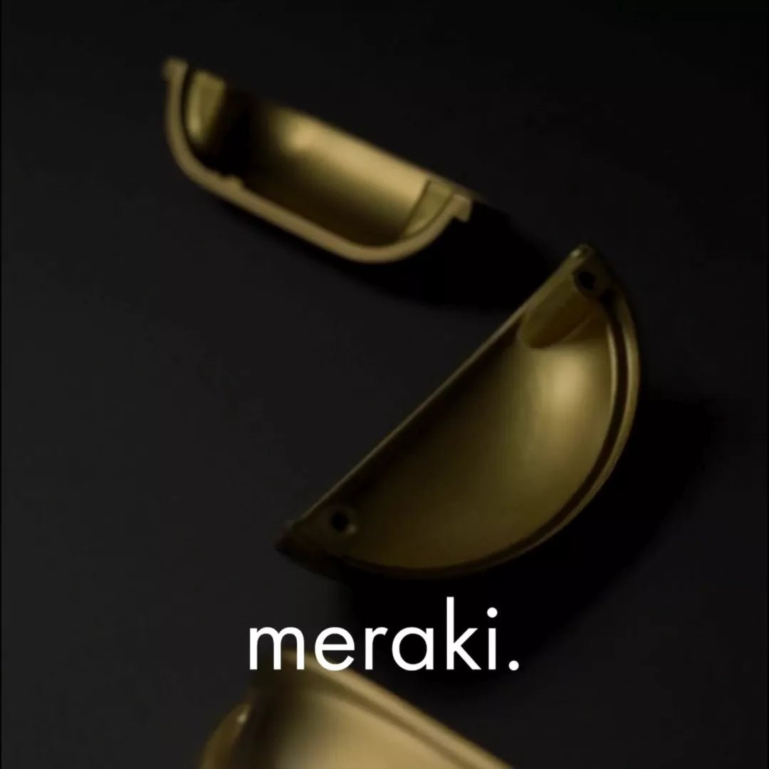 Maniglie a tazza in ottone massiccio HIGHGATE