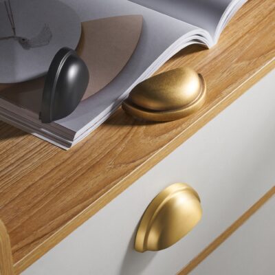 HIGHGATE Solid brass Cup Pull Handles - meraki.