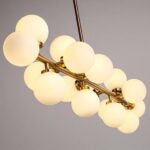 meraki. Renew - IGNIS Frosted Glass Chandelier