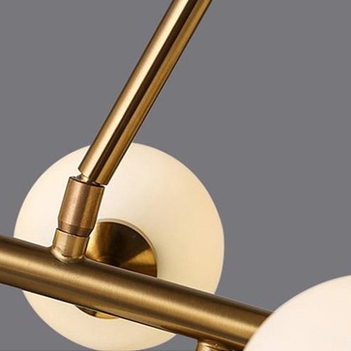 Lampadario in vetro smerigliato IGNIS 4 Lampadario in vetro smerigliato IGNIS