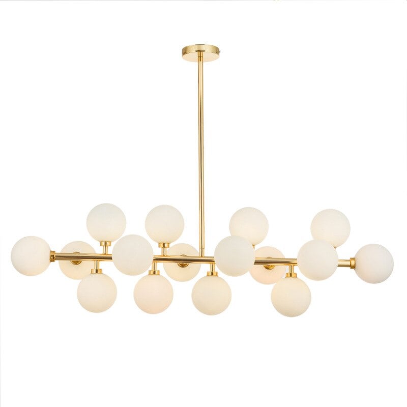 Lampadario in vetro smerigliato IGNIS 11 Lampadario in vetro smerigliato IGNIS