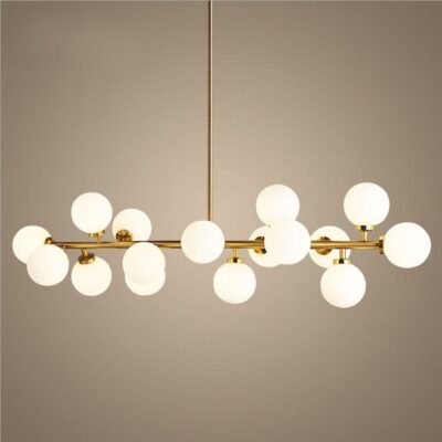 meraki. Renew - IGNIS Frosted Glass Chandelier