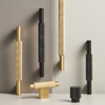 JAROD Asa moleteada de latón macizo