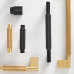 JAROD Asa moleteada de latón macizo