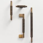 JAROD Asa moleteada de latón macizo