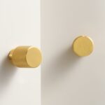 Bouton moleté en laiton massif JAROD