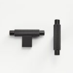 JAROD Barra a T zigrinata in ottone massiccio