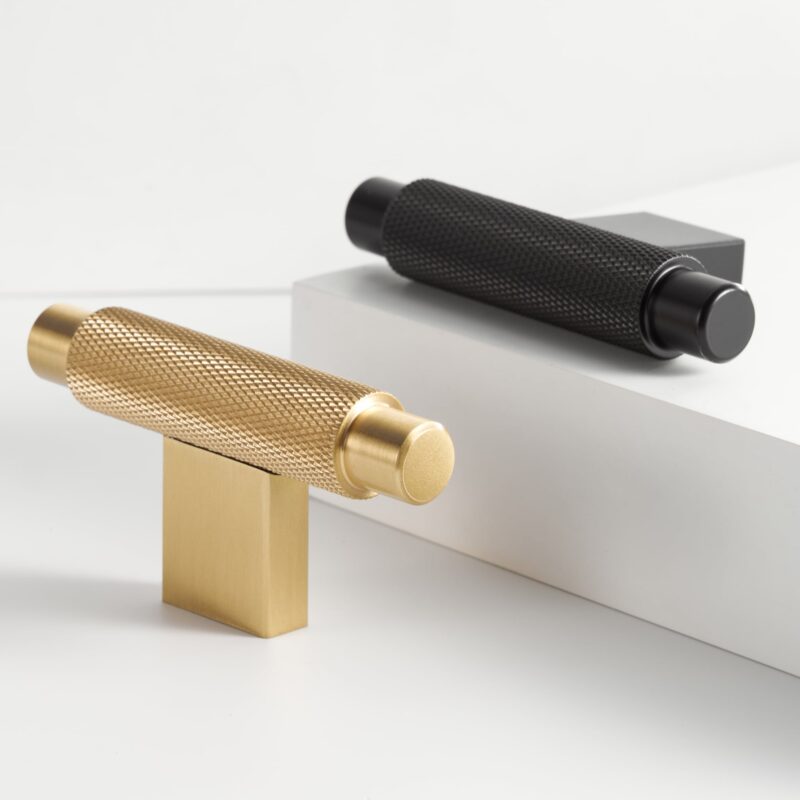 JAROD Barra a T zigrinata in ottone massiccio 4 JAROD Barra a T zigrinata in ottone massiccio