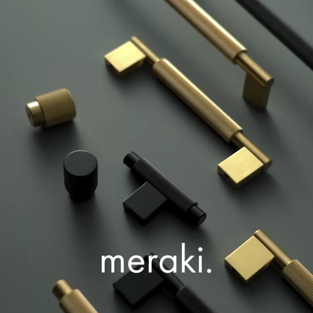 JAROD Massief messing gekartelde T-bar