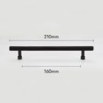 KAARI Tirador de latón macizo