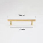 KAARI Tirador de latón macizo