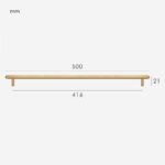 KAI Massief Messing Handgreep