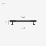 KANA Solid Brass Bar Handles