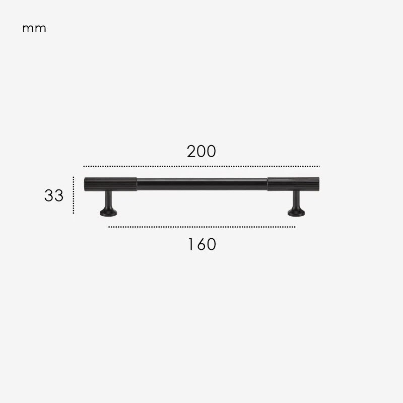 KANA Solid Brass Bar Handles