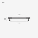 KANA Solid Brass Bar Handles