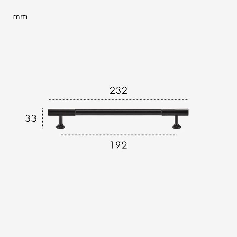 KANA Solid Brass Bar Handles