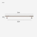 KANA Solid Brass Bar Handles