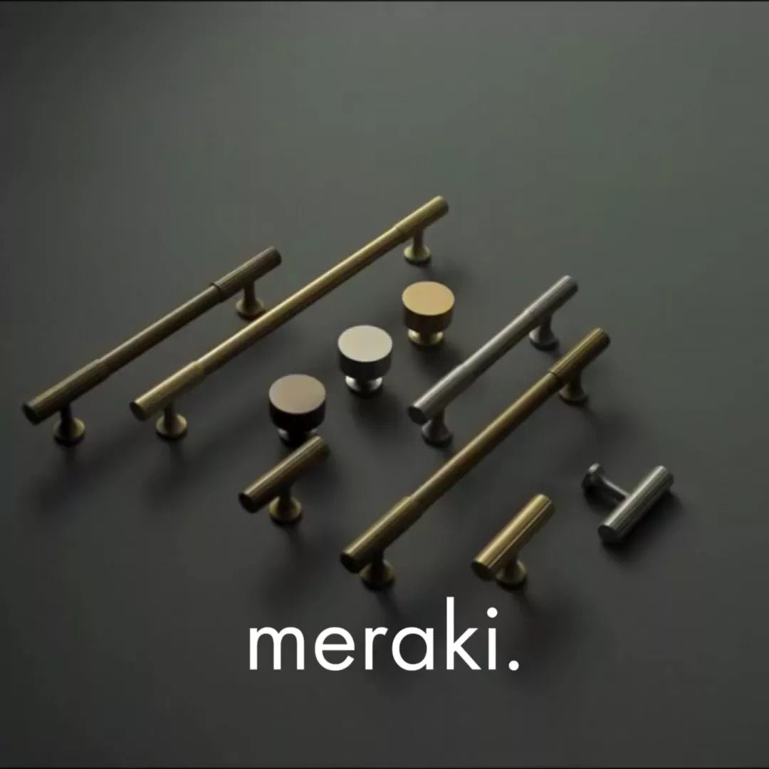 KANA Solid Brass Bar Handles