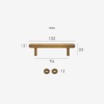 KATANA Massive Messinggriffe