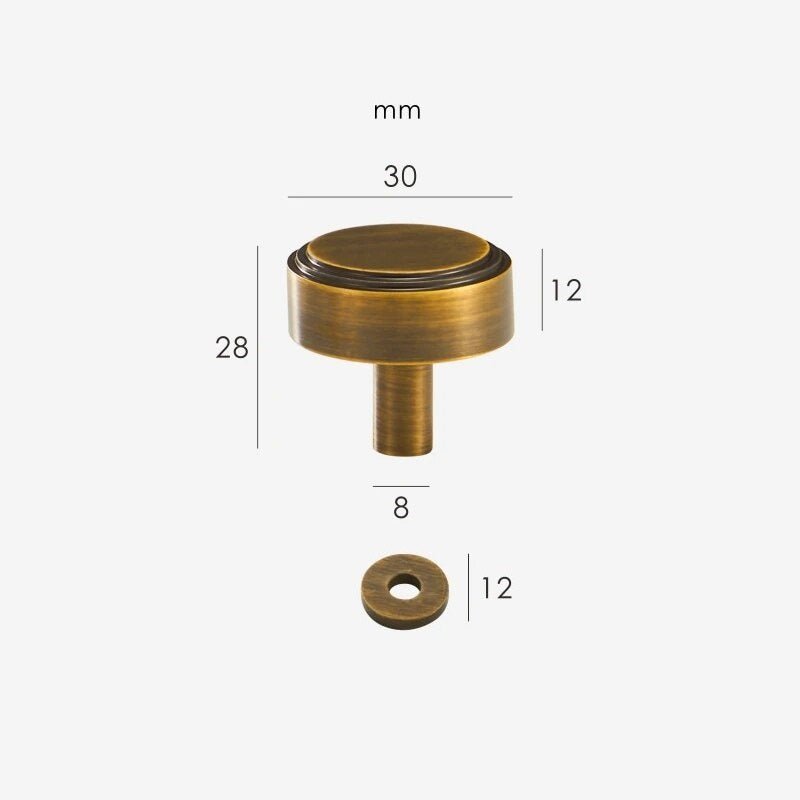 KATANA Massive Messingknöpfe 11 KATANA Massive Messingknöpfe