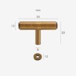 KATANA T-Stangen aus massivem Messing