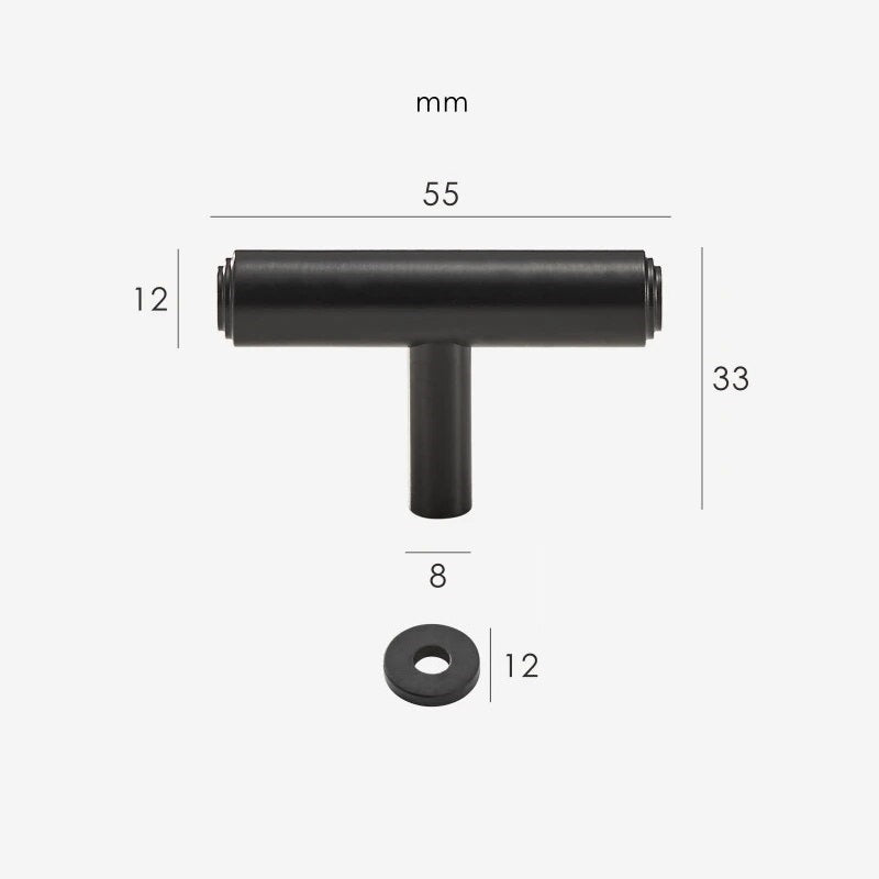 KATANA T-Stangen aus massivem Messing