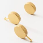 Pomello in ottone massiccio KERMA - Disco