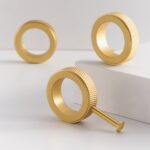 Bouton en laiton massif KERMA - Anneau