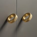 Bouton en laiton massif KERMA - Anneau