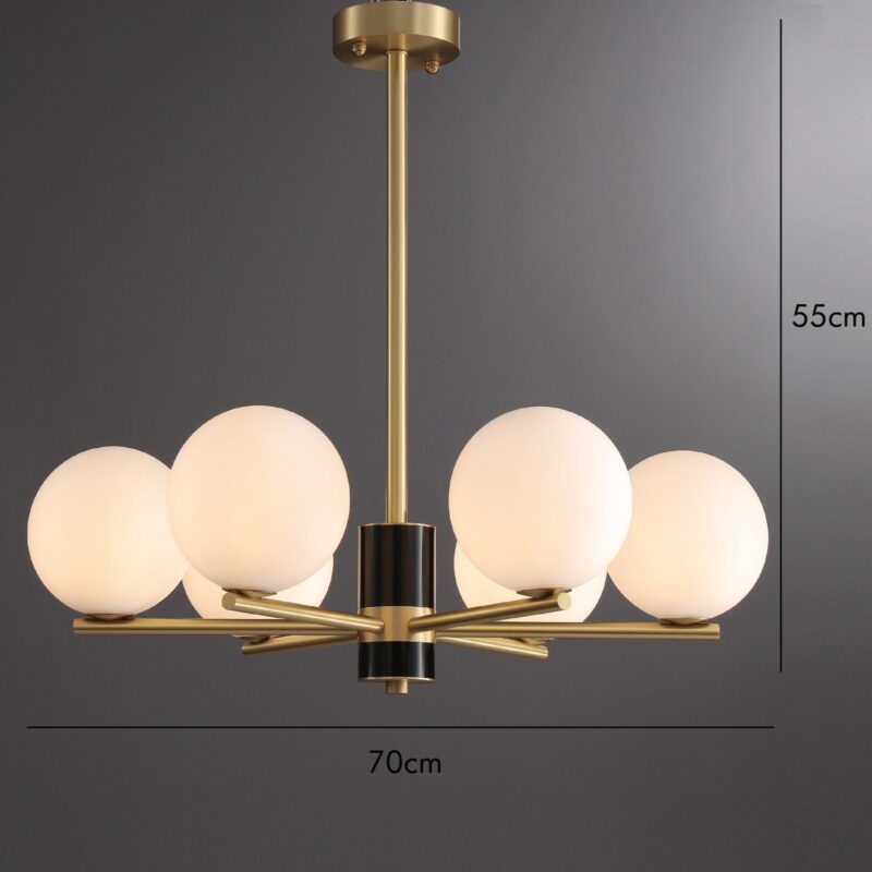 KESY Kronleuchter aus massivem Messing