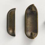 Maniglie a tazza in ottone massiccio KORA