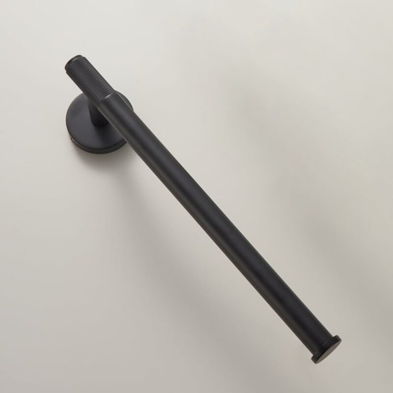 KRAM Geribbelde massief messing handdoekhouder 7 KRAM Geribbelde massief messing handdoekhouder