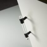 KRISTAL Tiradores de acrílico y latón