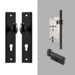 KROM Door Knob with Backplate
