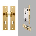 KROM Door Knob with Backplate