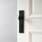 KROM Door Knob with Backplate