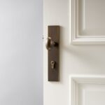 KROM Door Knob with Backplate